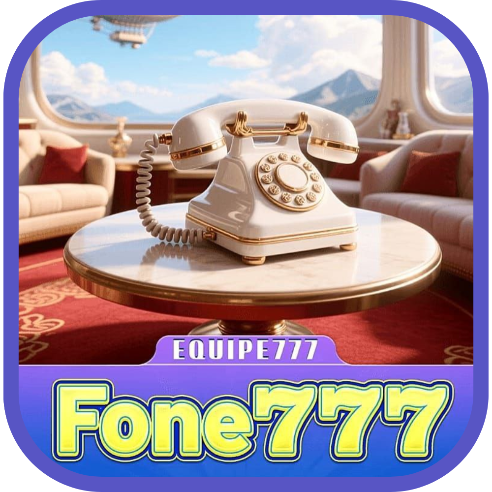 Imagem promovendo download do APK oficial fone777 para Android